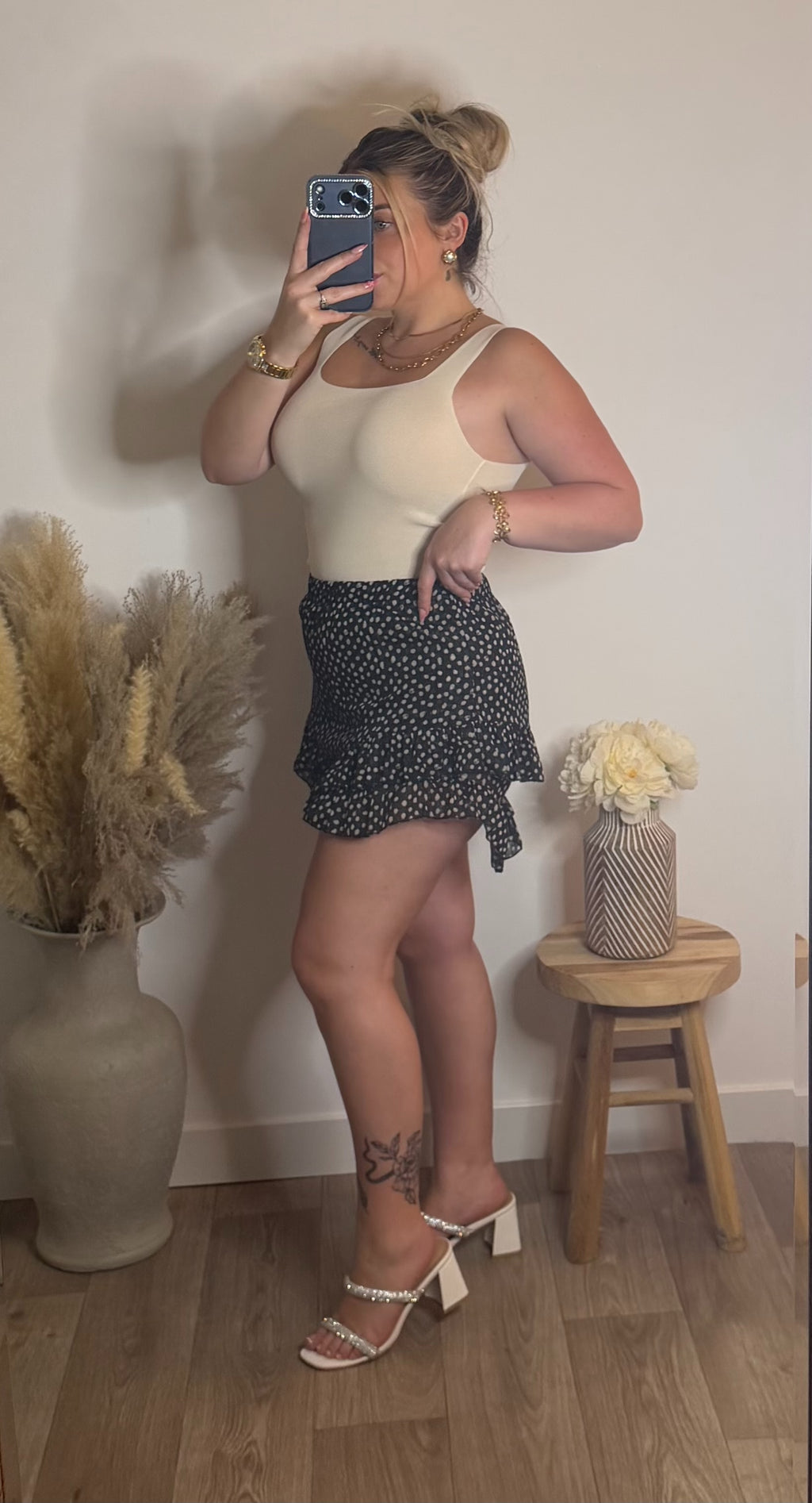 Jupe Short à Pois